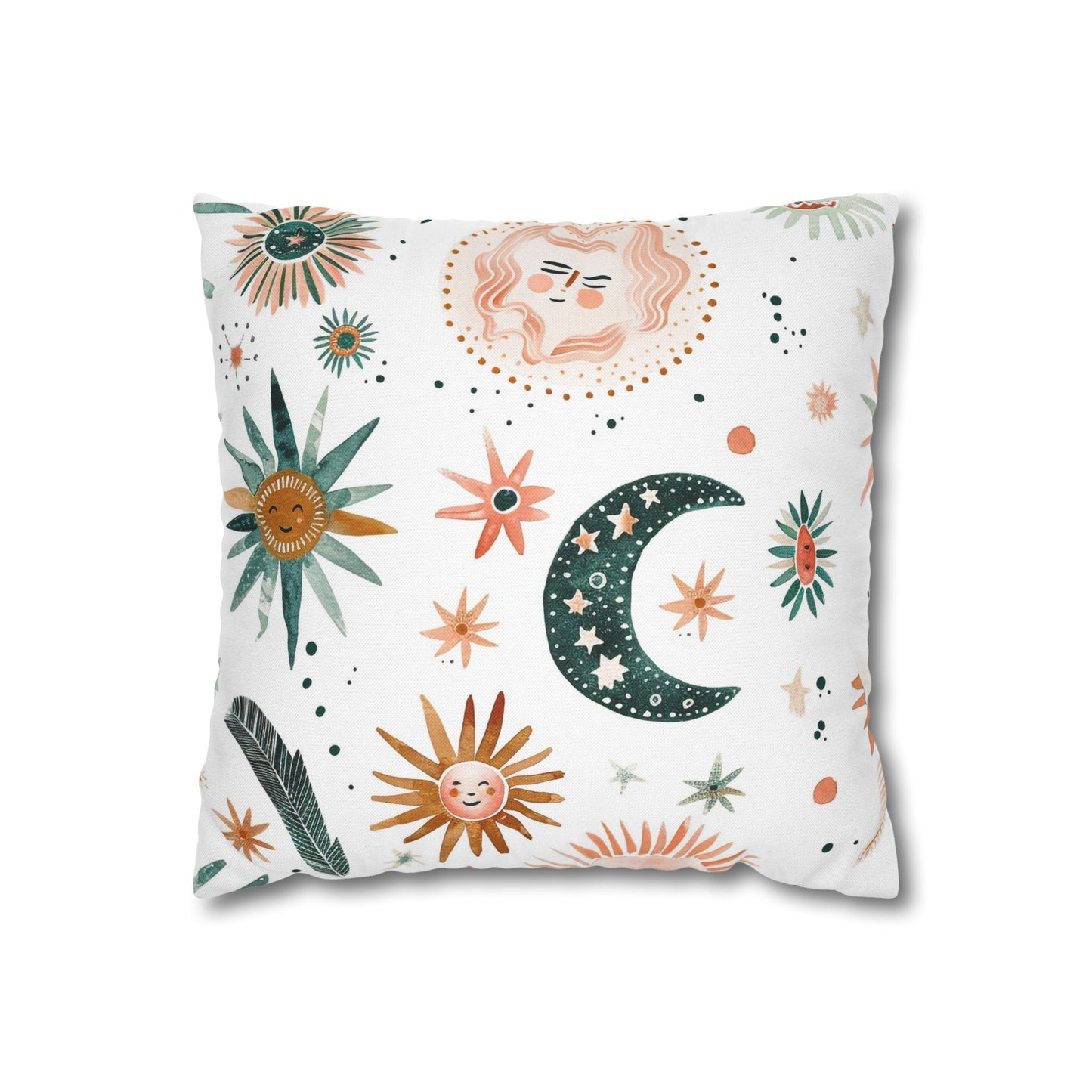 Celestial Garden Pillowcase – Boho Starry Night Cushion Cover