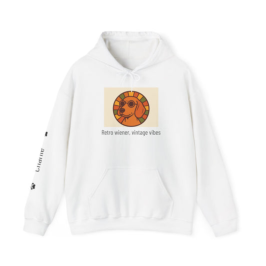 Custom Retro Sweatshirt: Wear Your Heart (and Dog's Name) on Your Sleeve! 💖🐾