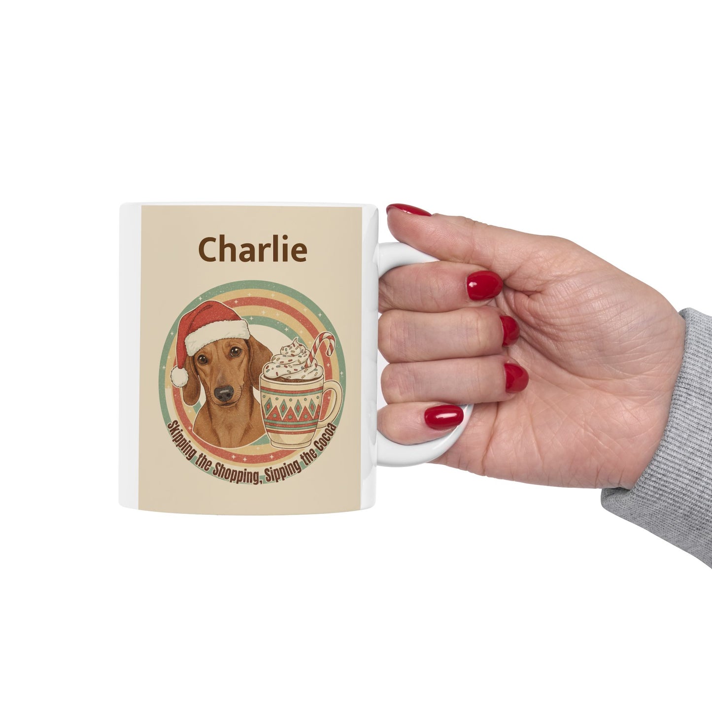 Custom Dog Mug (11oz, 15oz) - Personalized Pet Lover Gift