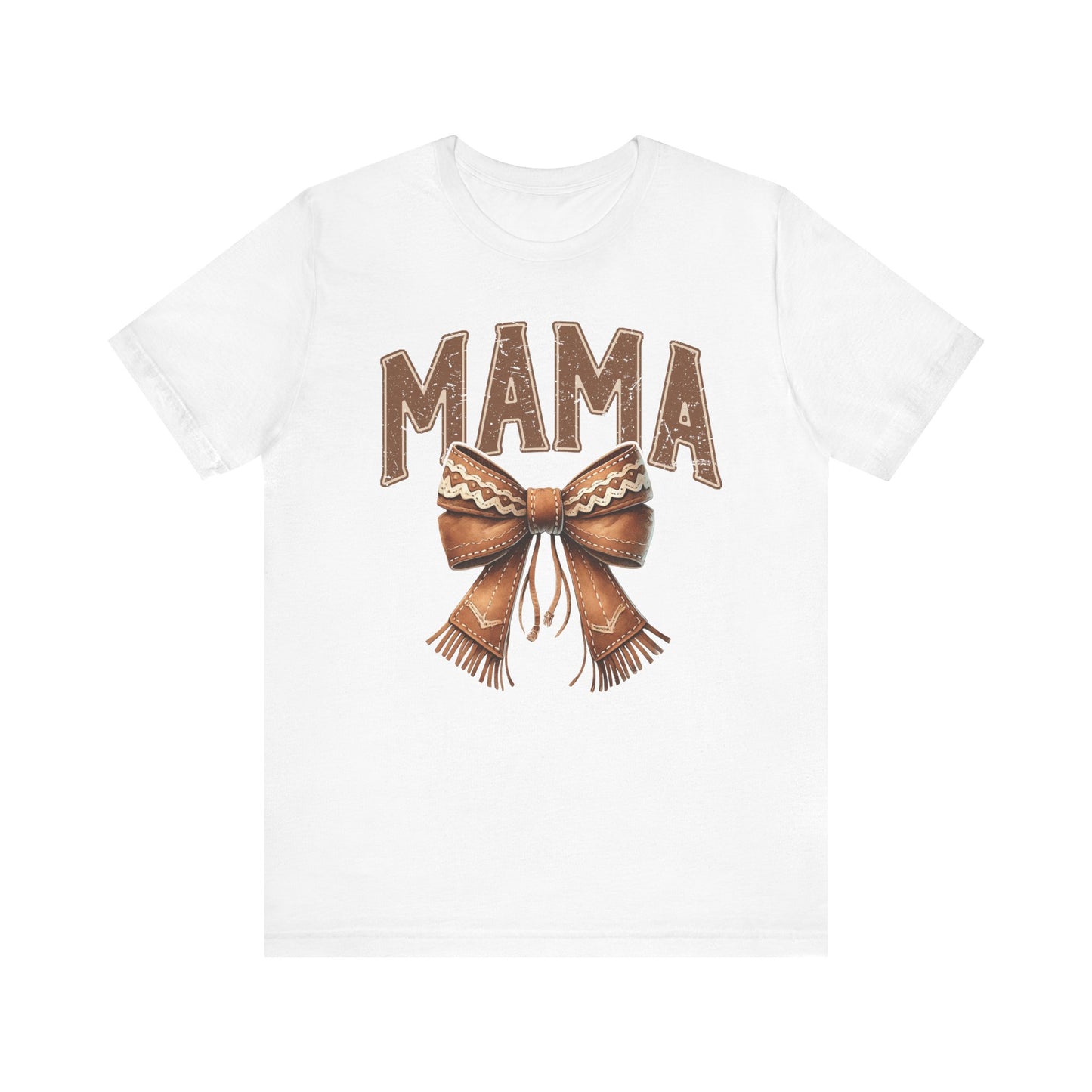 Mama Bow Short Sleeve T-Shirt – Cute & Casual Gift for Moms