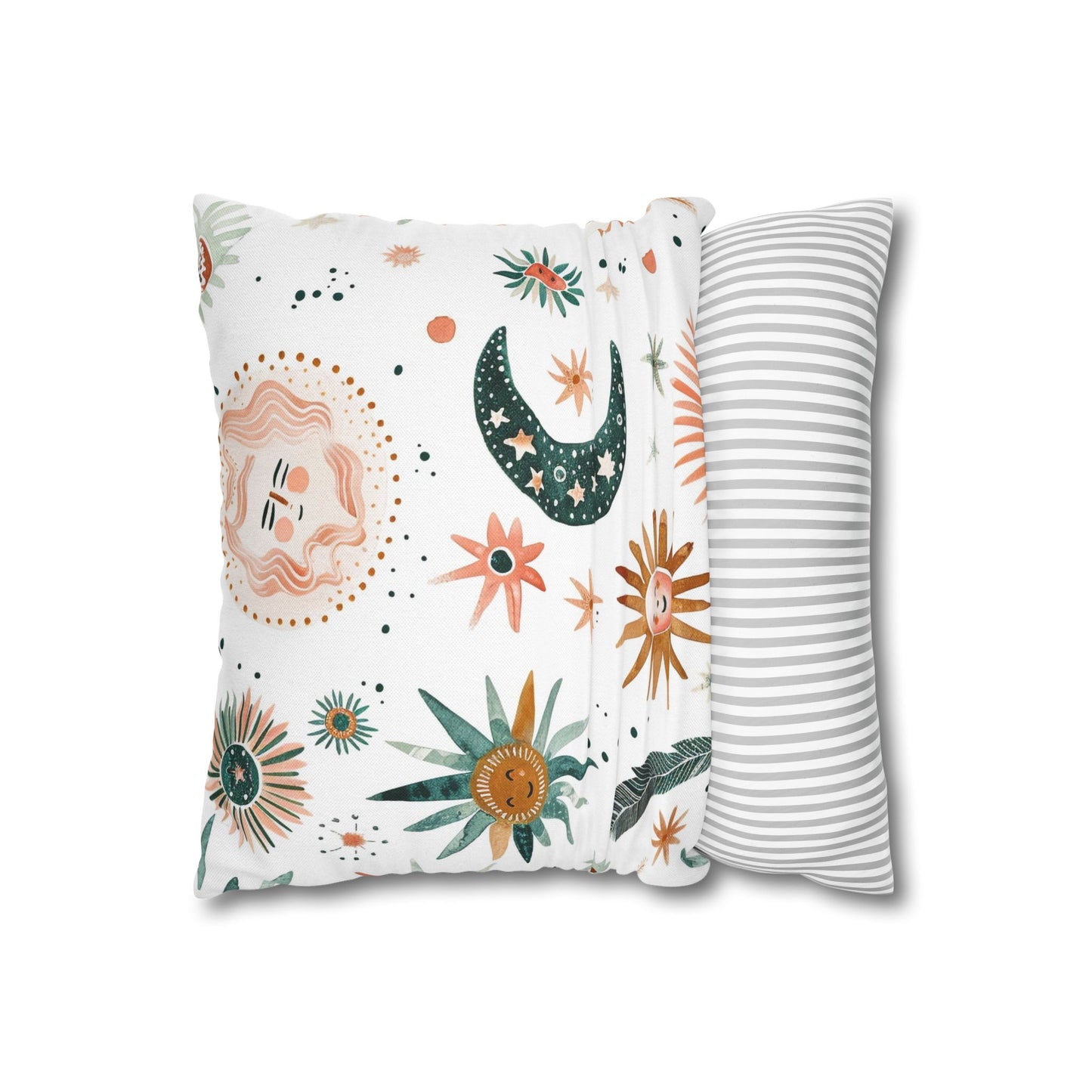 Celestial Garden Pillowcase – Boho Starry Night Cushion Cover