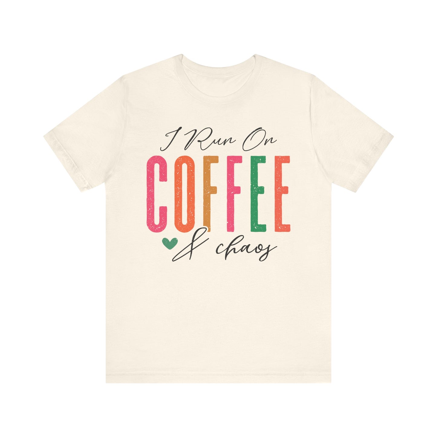 Coffee Chaos T-Shirt – Funny Graphic Tee for Coffee Lovers