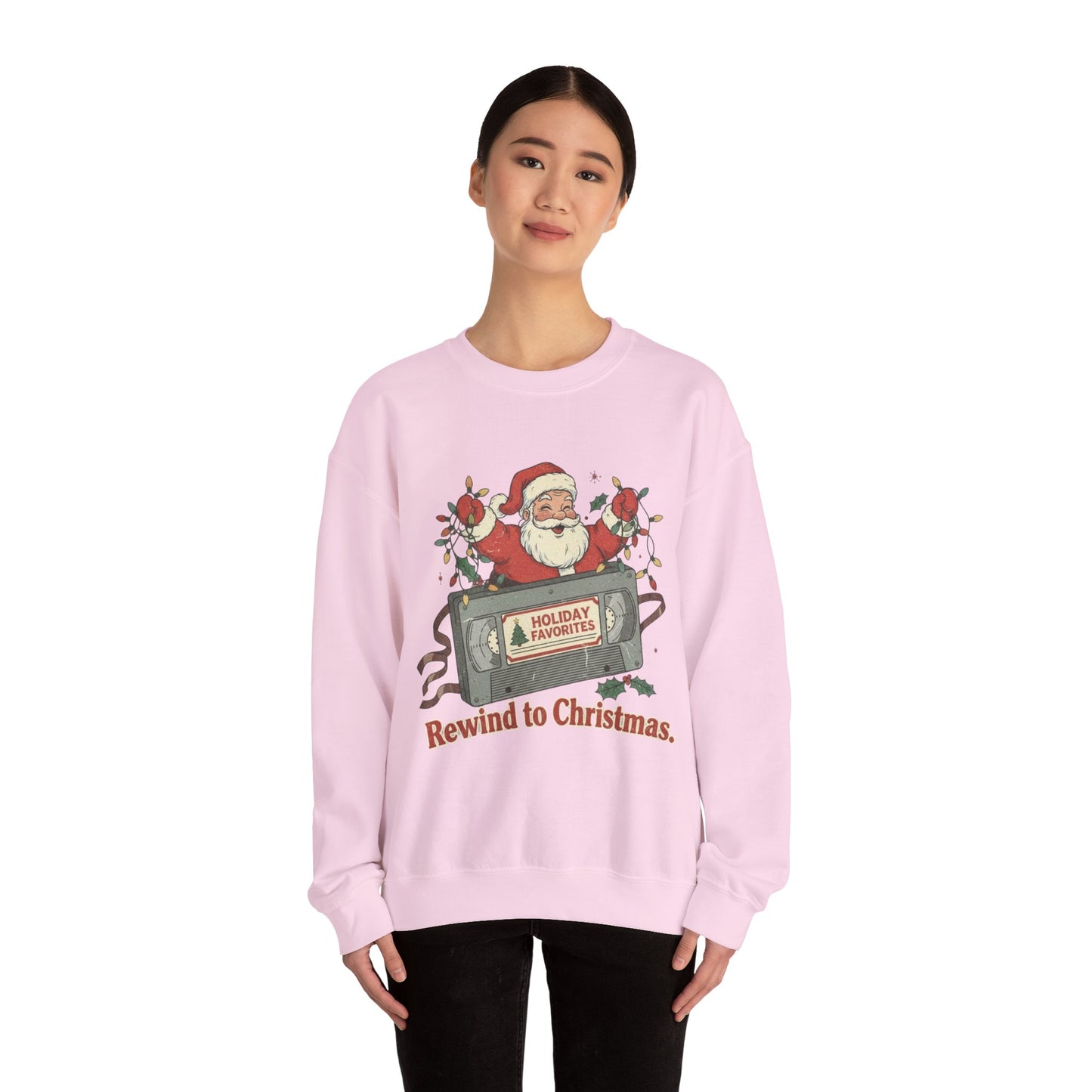 Christmas Rewind Sweatshirt - Unisex Heavy Blend Crewneck