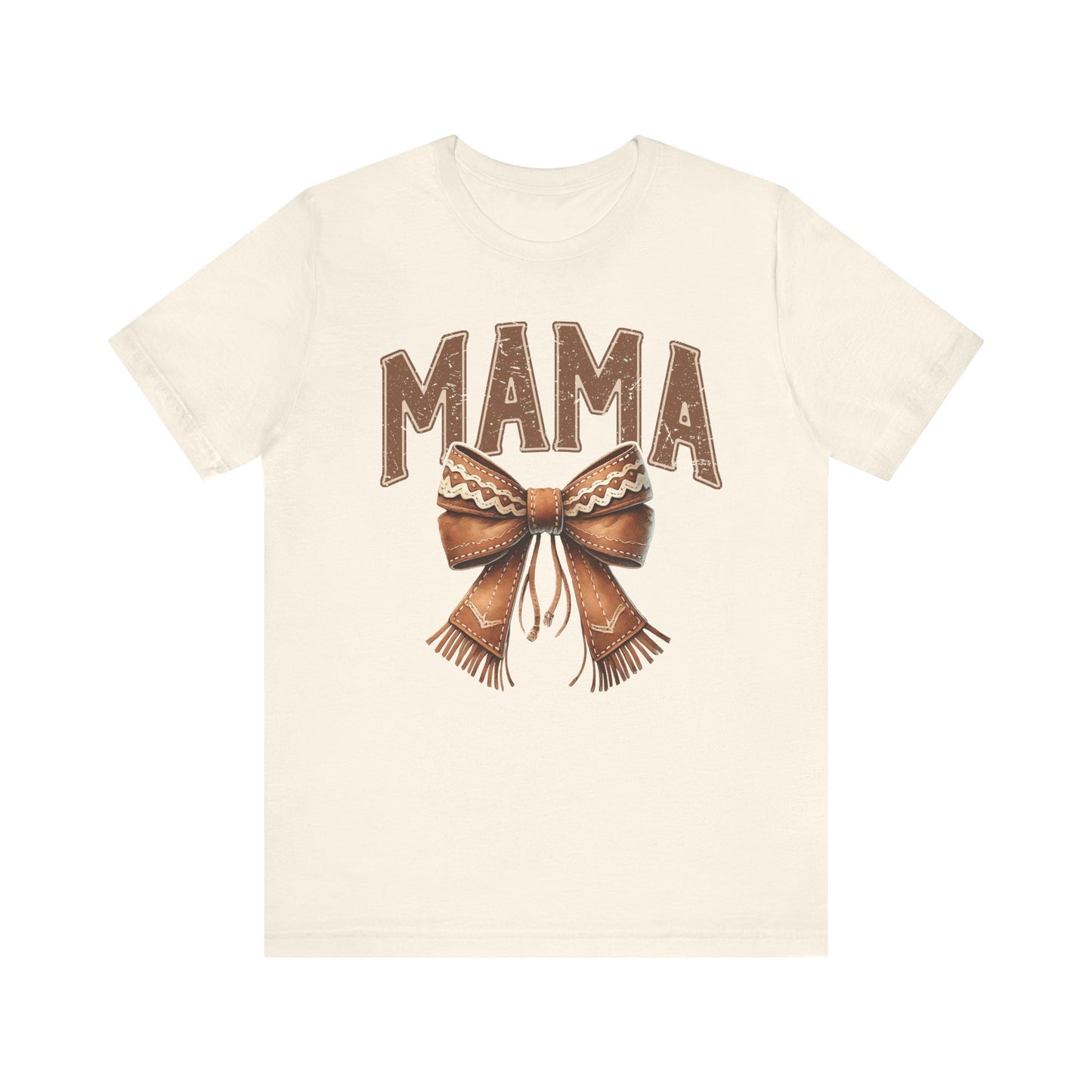 Mama Bow Short Sleeve T-Shirt – Cute & Casual Gift for Moms