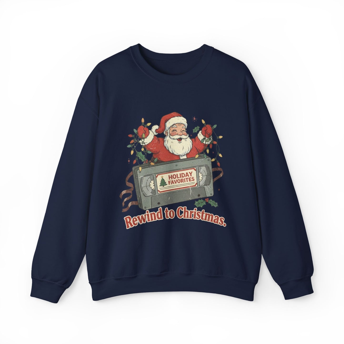 Christmas Rewind Sweatshirt - Unisex Heavy Blend Crewneck