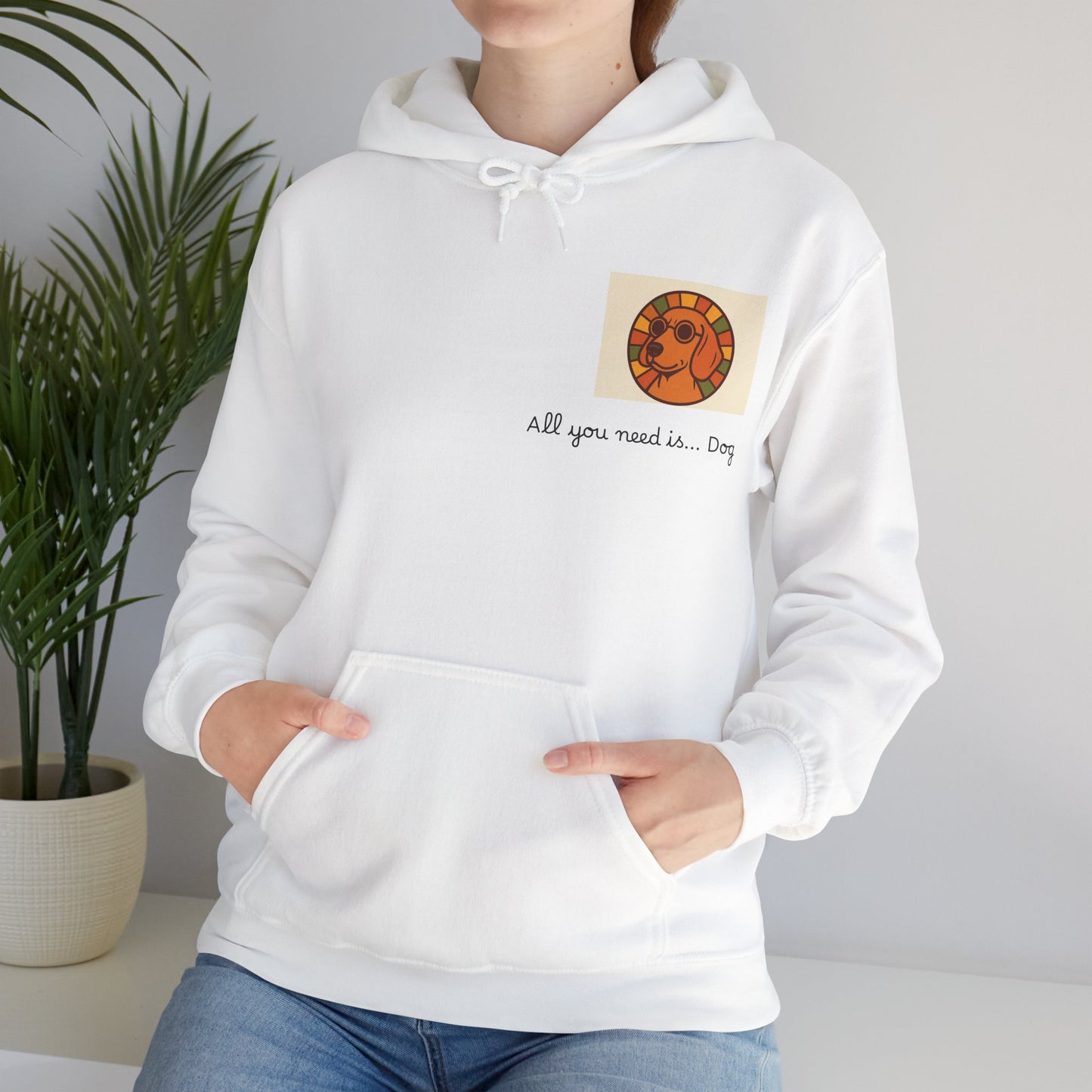 Custom Retro Sweatshirt: Wear Your Heart (and Dog's Name)