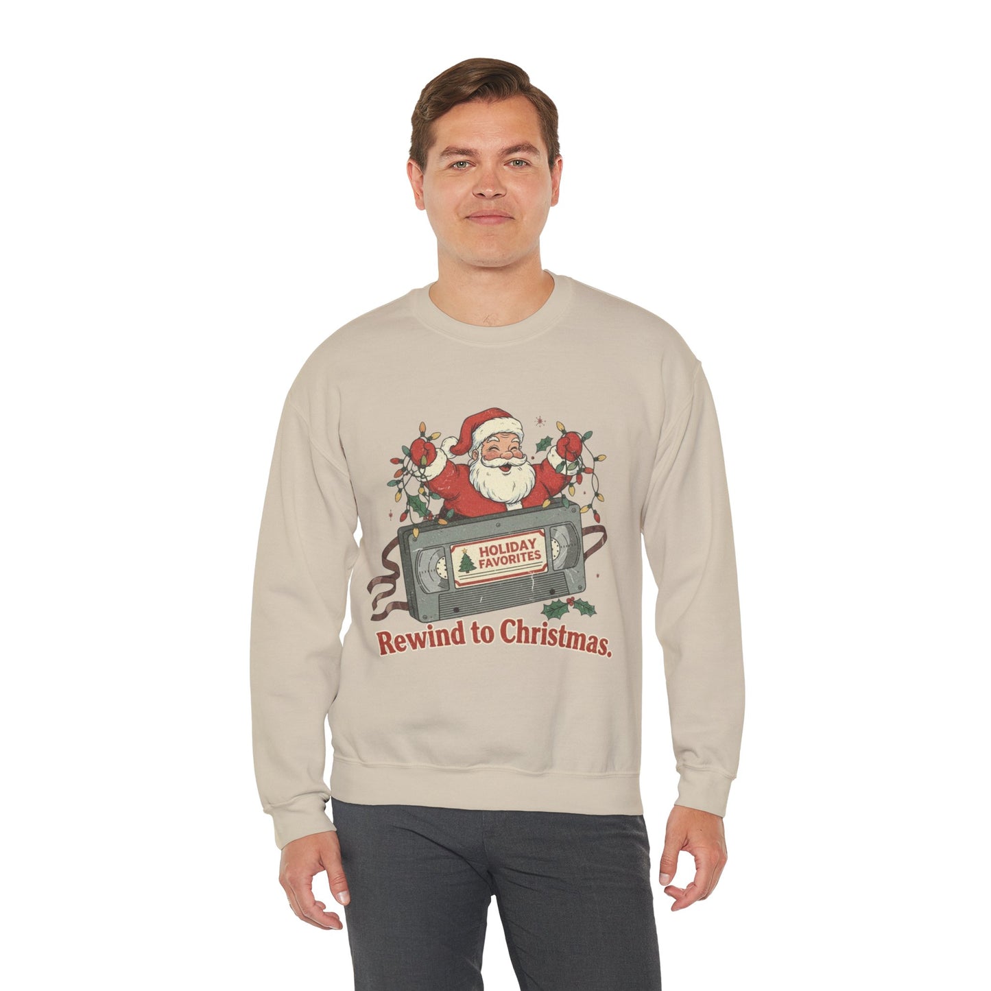 Christmas Rewind Sweatshirt - Unisex Heavy Blend Crewneck