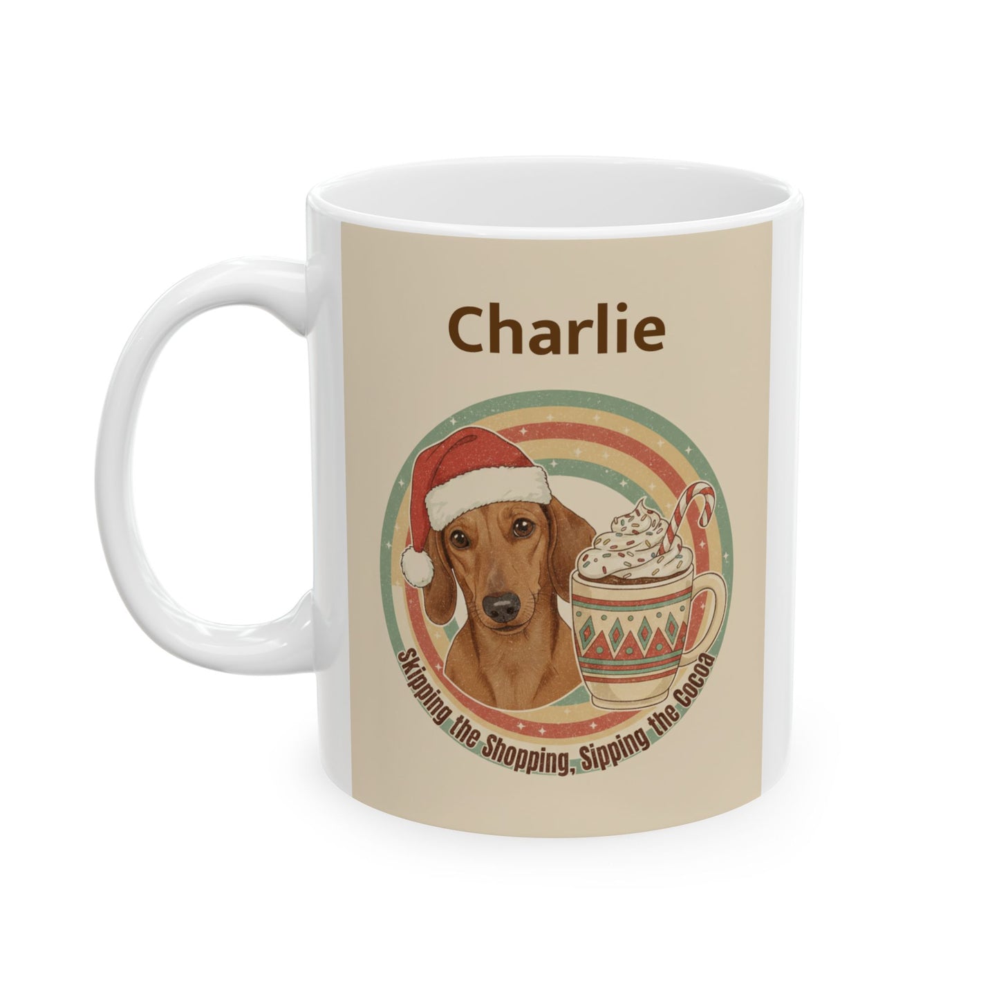 Custom Dog Mug (11oz, 15oz) - Personalized Pet Lover Gift