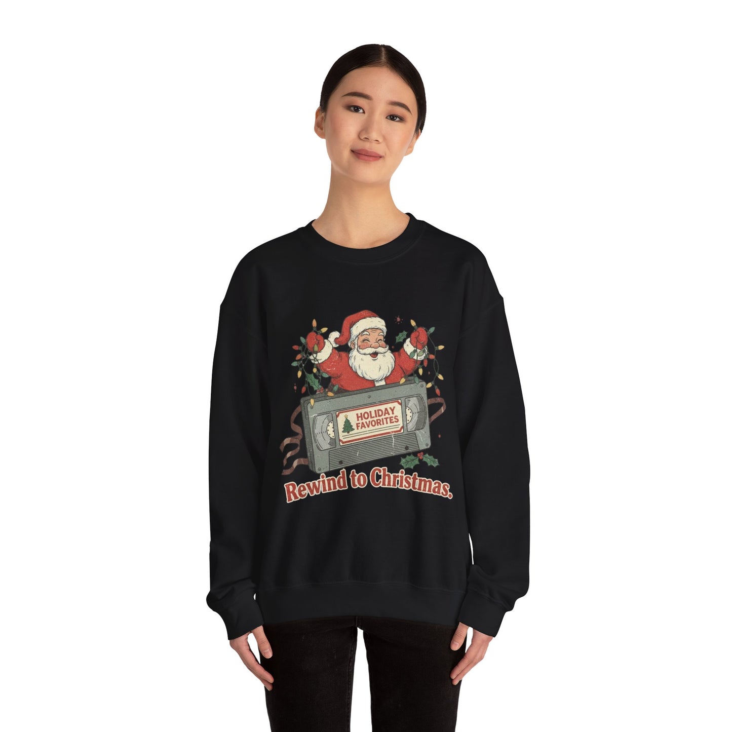 Christmas Rewind Sweatshirt - Unisex Heavy Blend Crewneck
