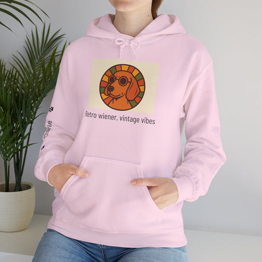 Custom Retro Sweatshirt: Wear Your Heart (and Dog's Name) on Your Sleeve! 