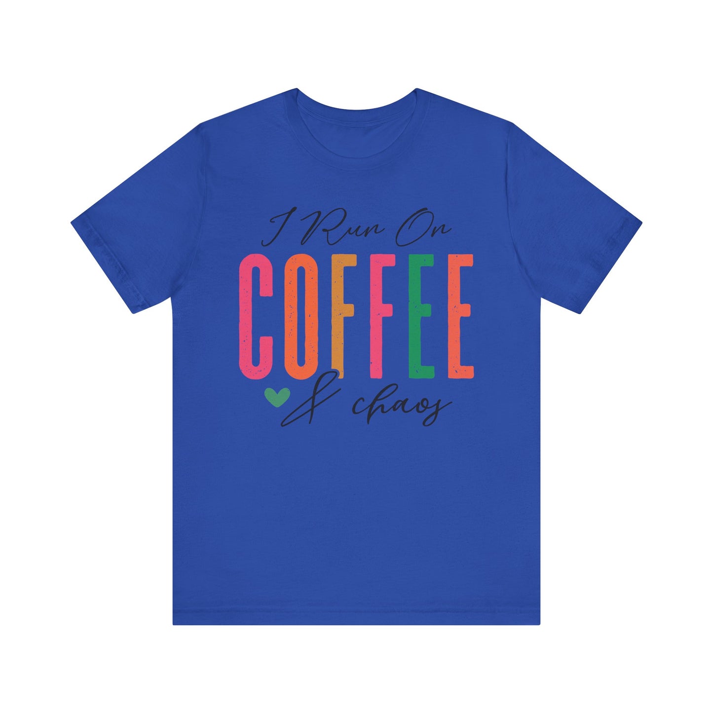 Coffee Chaos T-Shirt – Funny Graphic Tee for Coffee Lovers