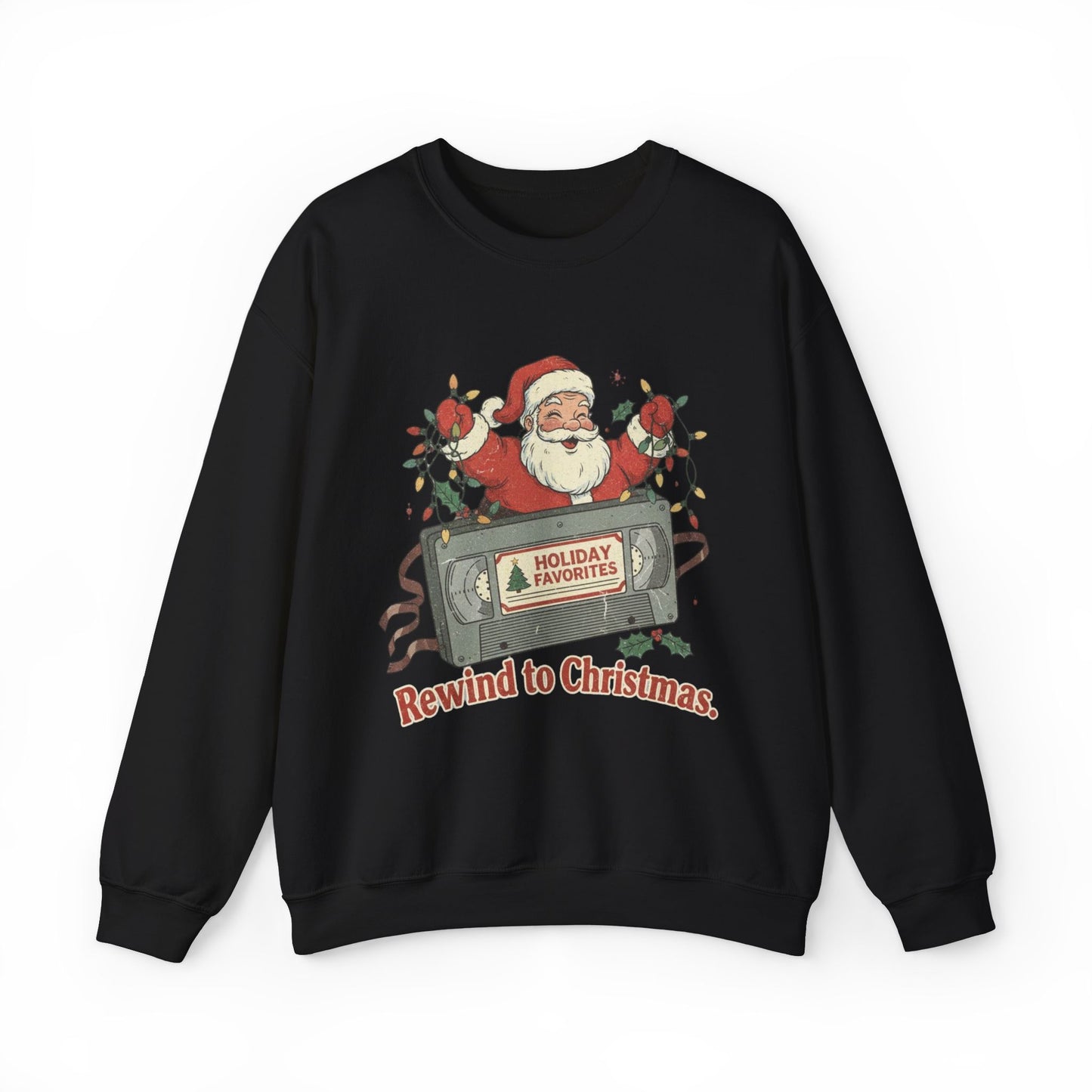 Christmas Rewind Sweatshirt - Unisex Heavy Blend Crewneck