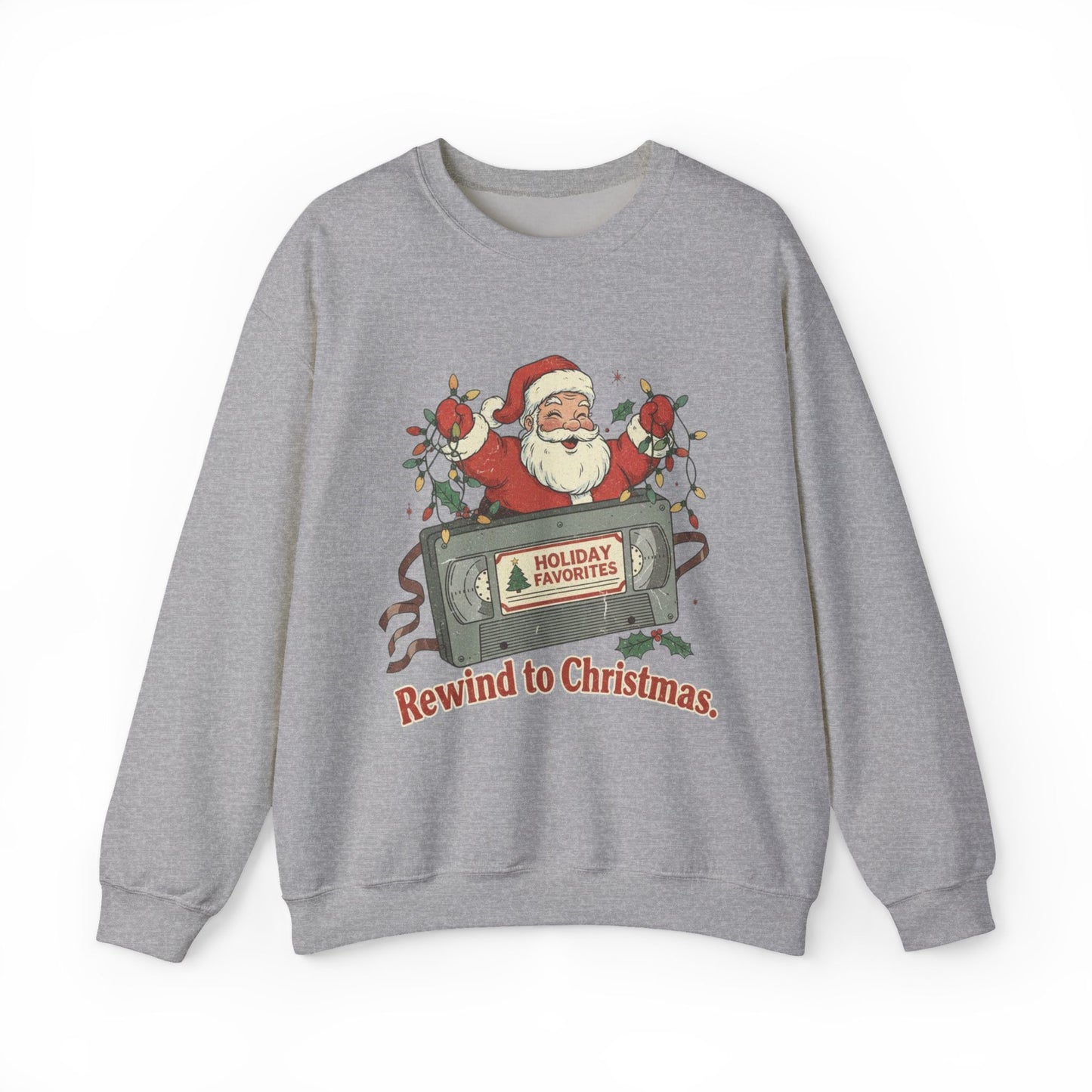 Christmas Rewind Sweatshirt - Unisex Heavy Blend Crewneck