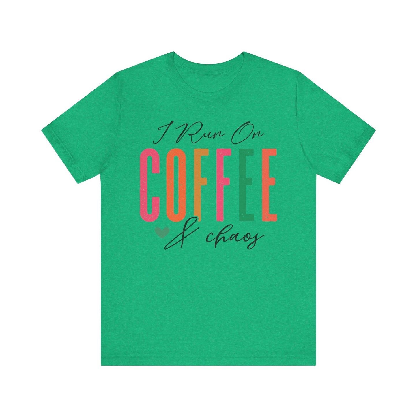 Coffee Chaos T-Shirt – Funny Graphic Tee for Coffee Lovers