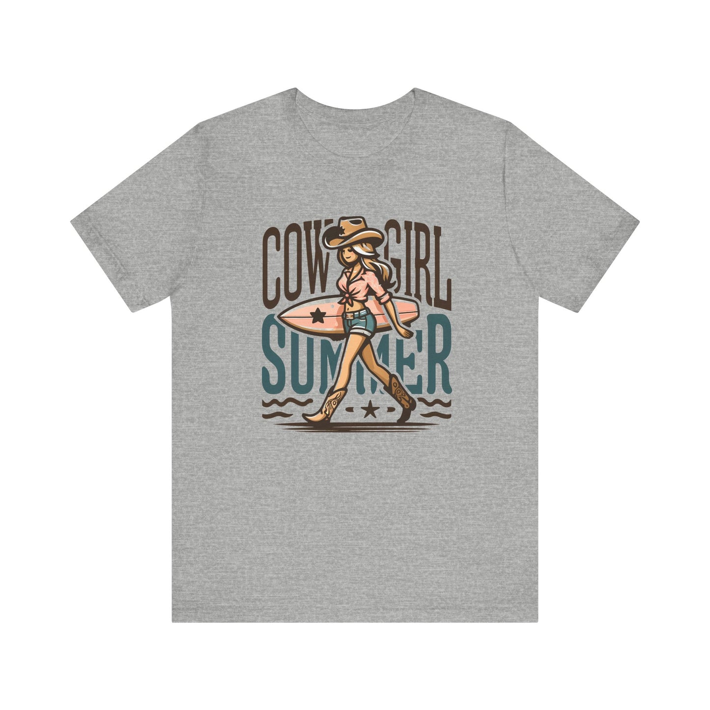 Cowgirl Summer Jersey T-Shirt – Western Chic for Sunny Days