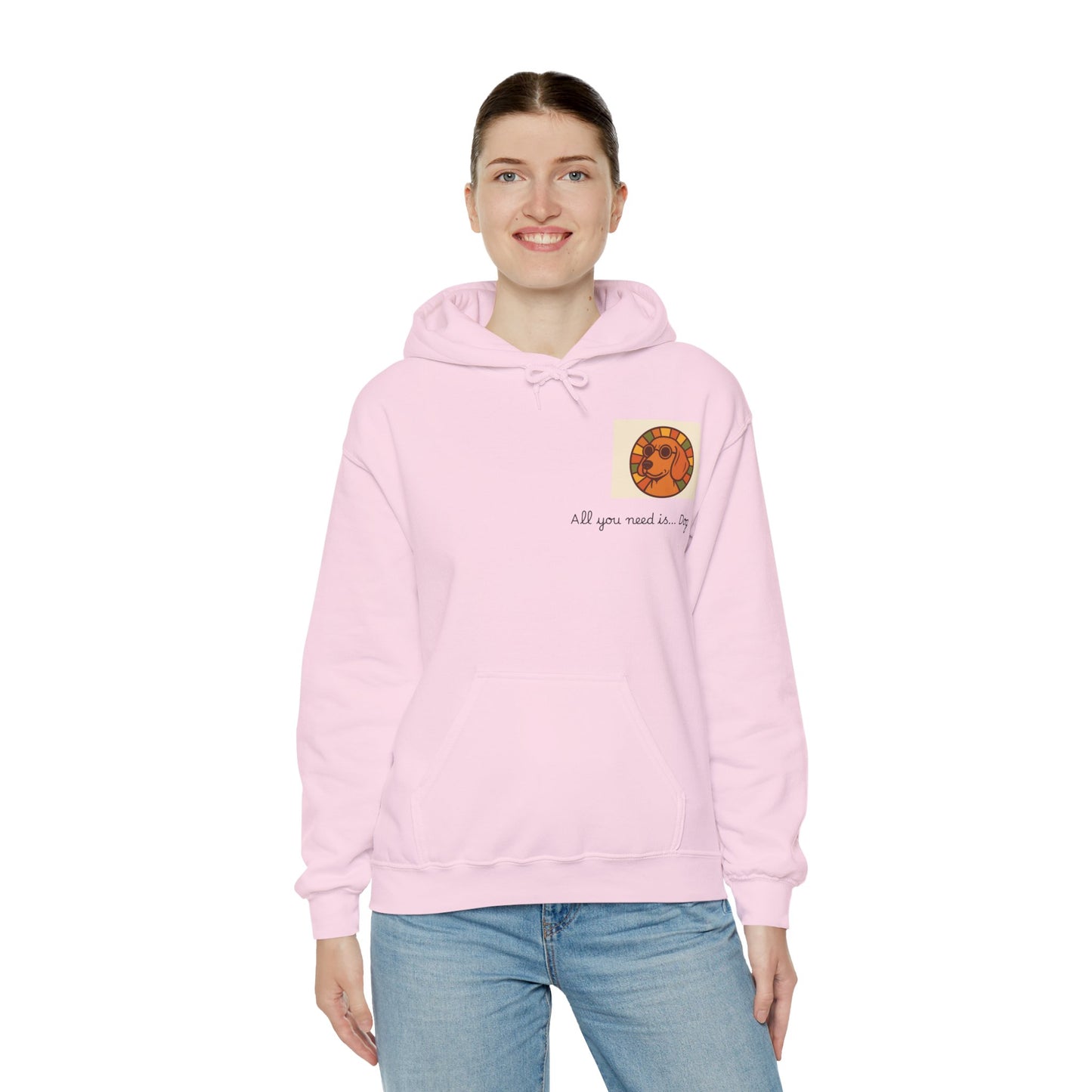 Custom Retro Sweatshirt: Wear Your Heart (and Dog's Name)