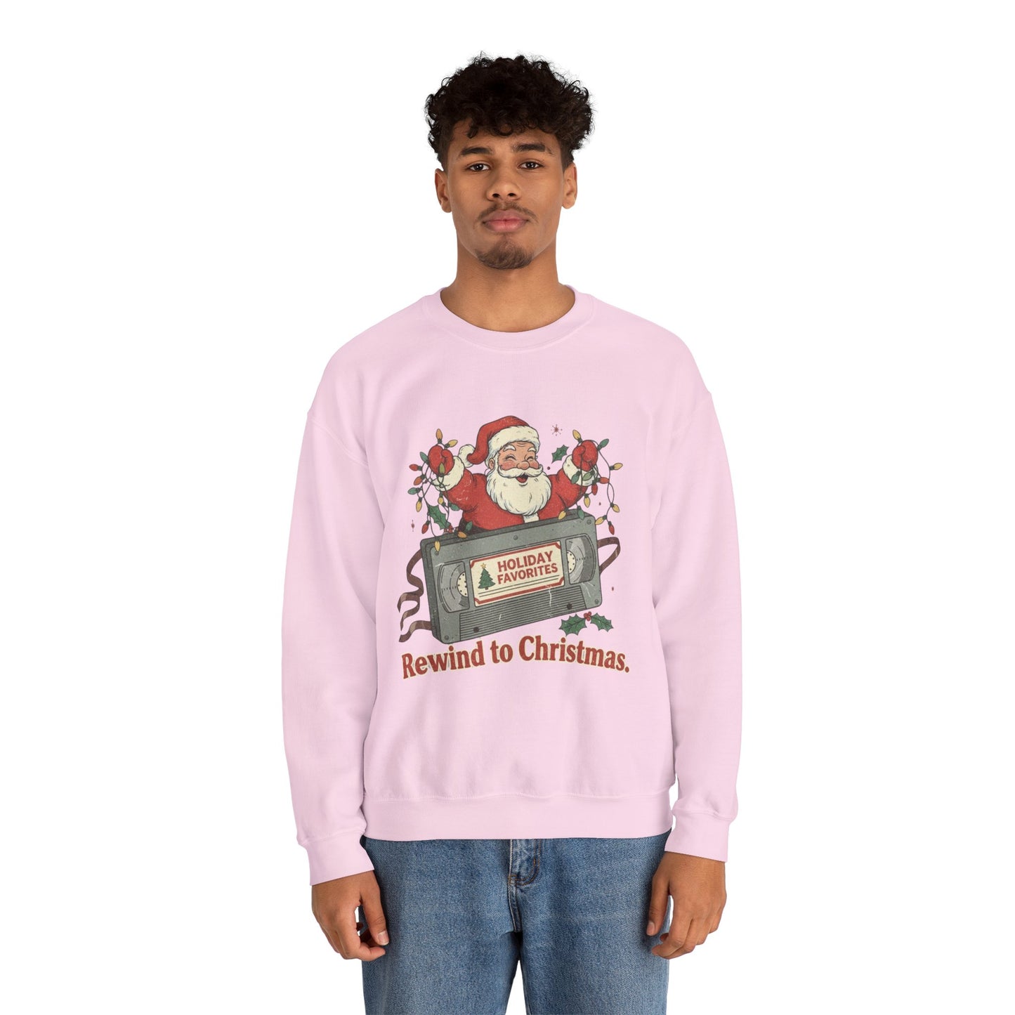 Christmas Rewind Sweatshirt - Unisex Heavy Blend Crewneck