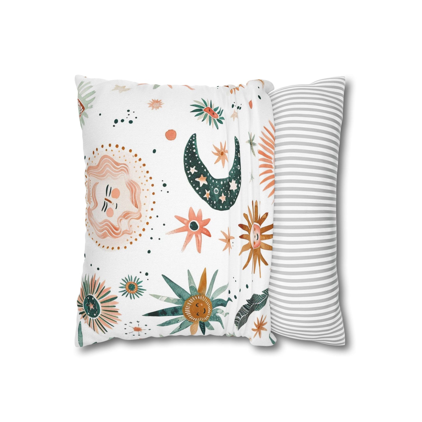 Celestial Garden Pillowcase – Boho Starry Night Cushion Cover