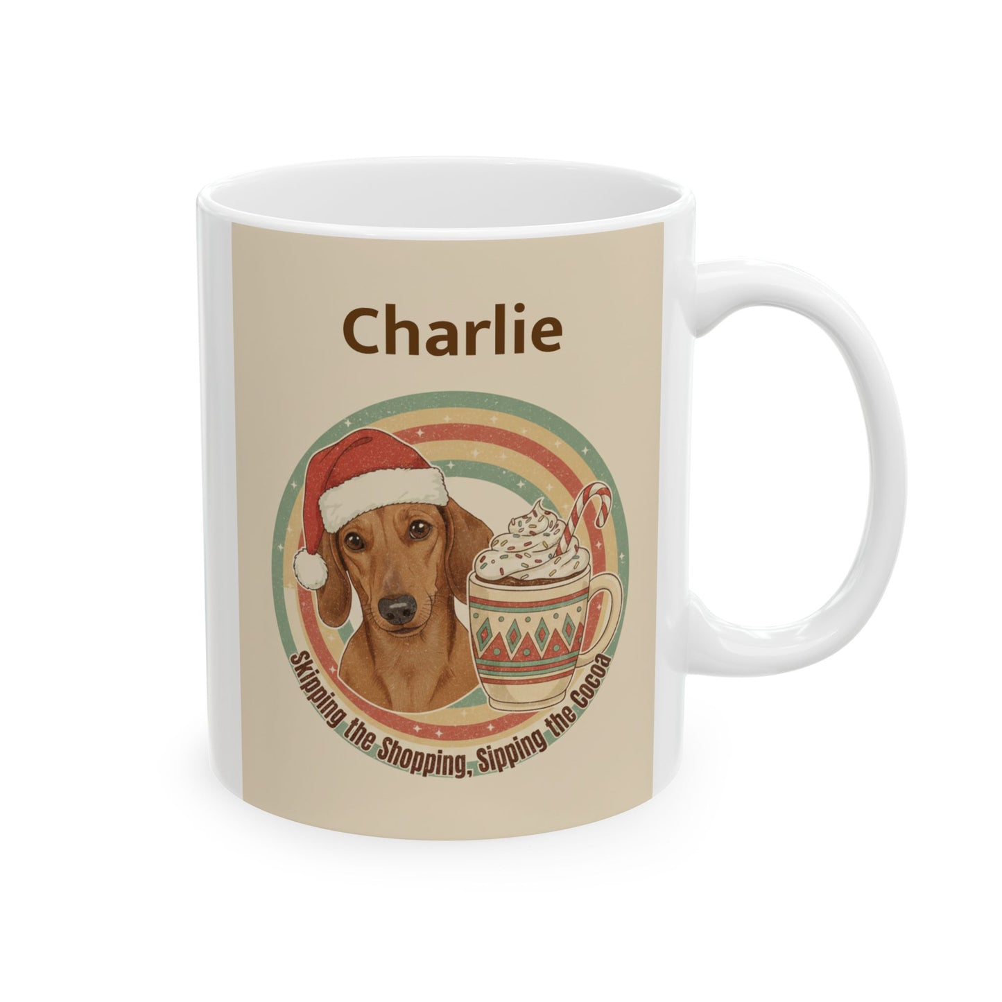 Custom Dog Mug (11oz, 15oz) - Personalized Pet Lover Gift
