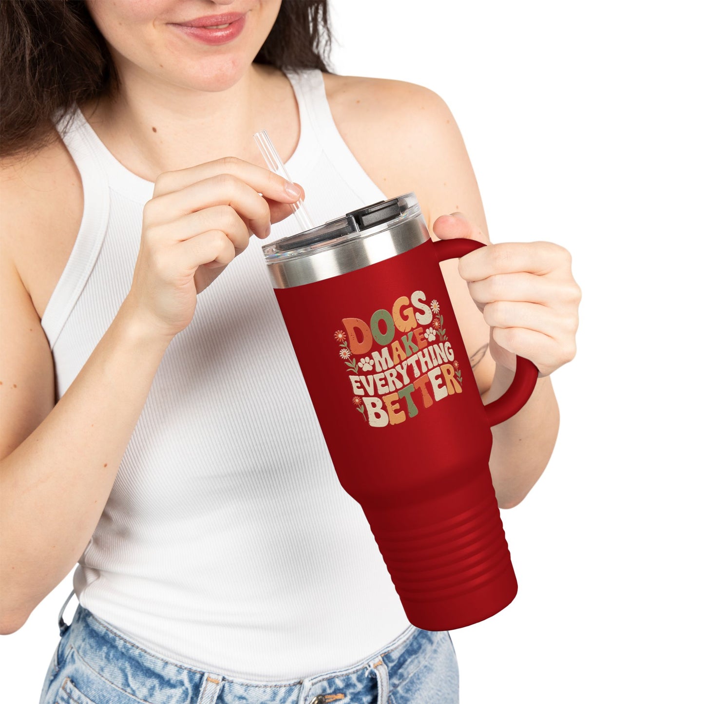 The 40oz Dog Lover Tumbler