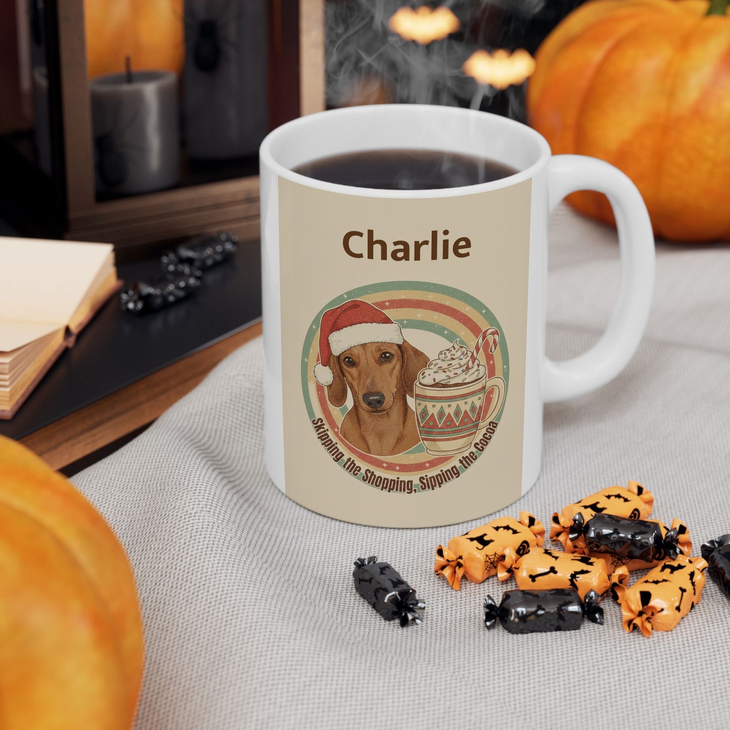 Custom Dog Mug (11oz, 15oz) - Personalized Pet Lover Gift