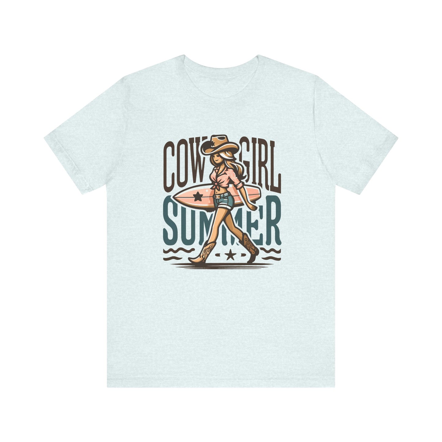 Cowgirl Summer Jersey T-Shirt – Western Chic for Sunny Days