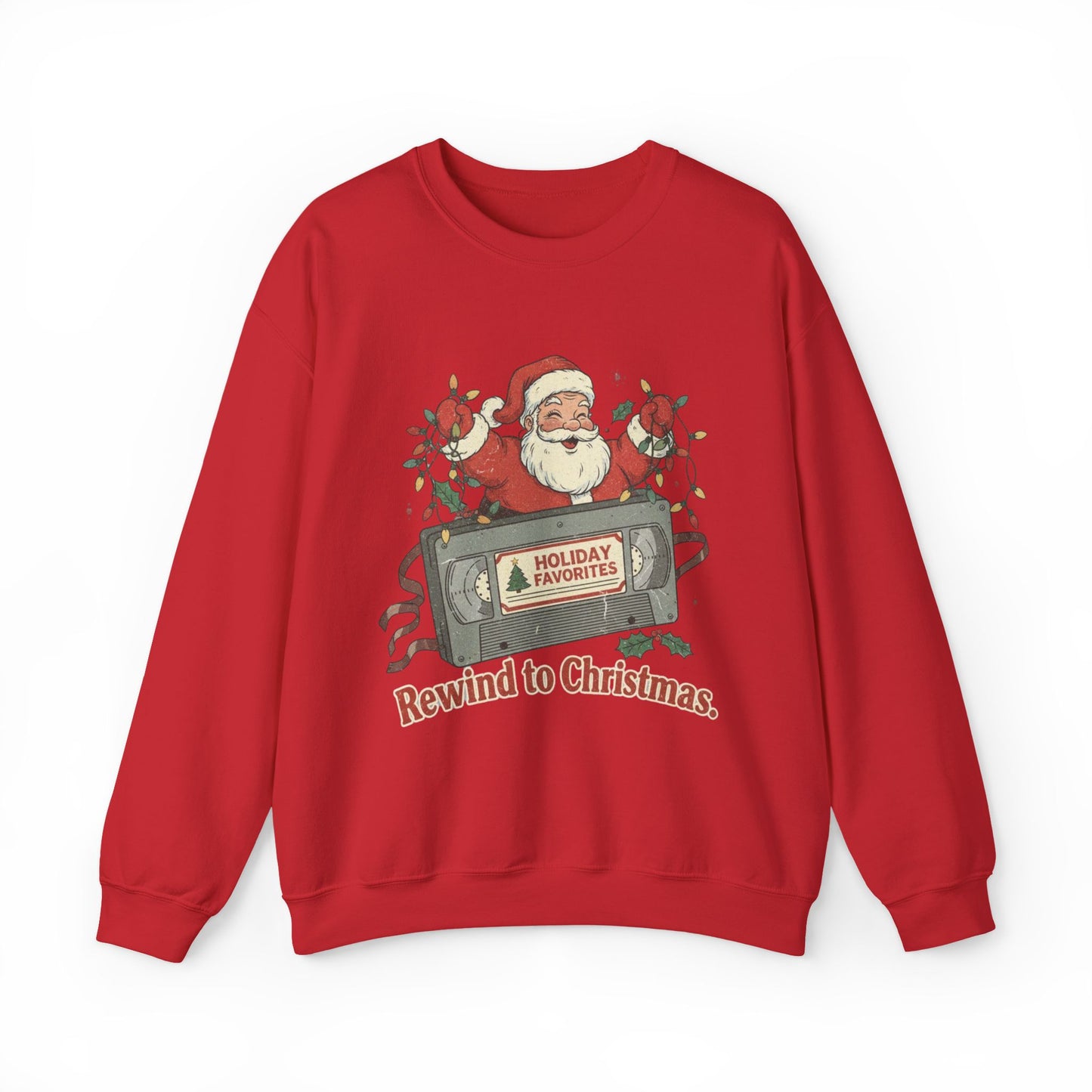 Christmas Rewind Sweatshirt - Unisex Heavy Blend Crewneck
