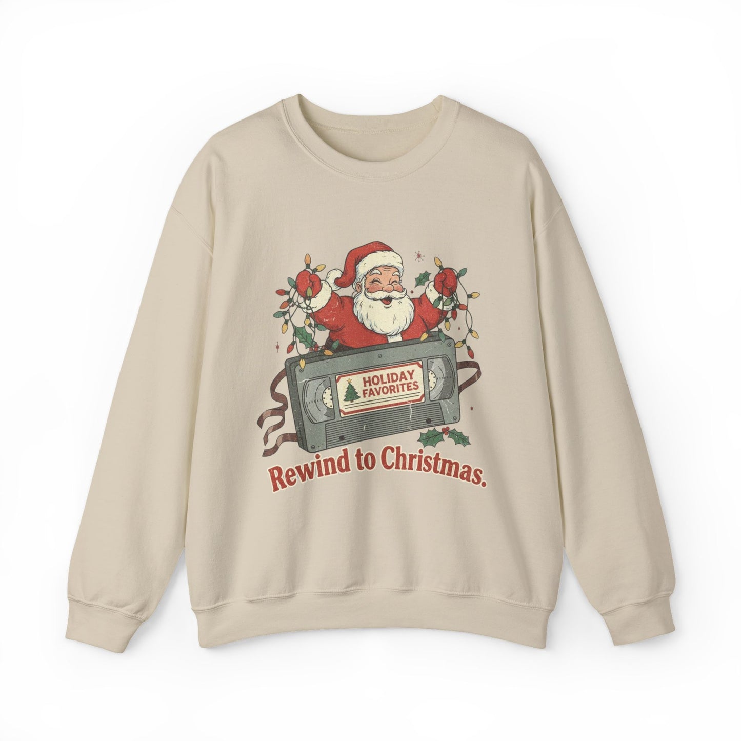 Christmas Rewind Sweatshirt - Unisex Heavy Blend Crewneck