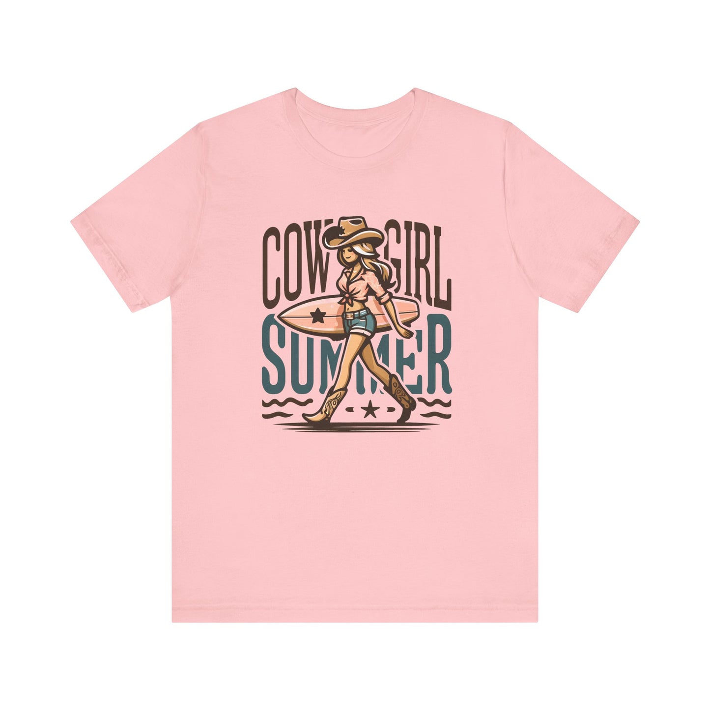 Cowgirl Summer Jersey T-Shirt – Western Chic for Sunny Days