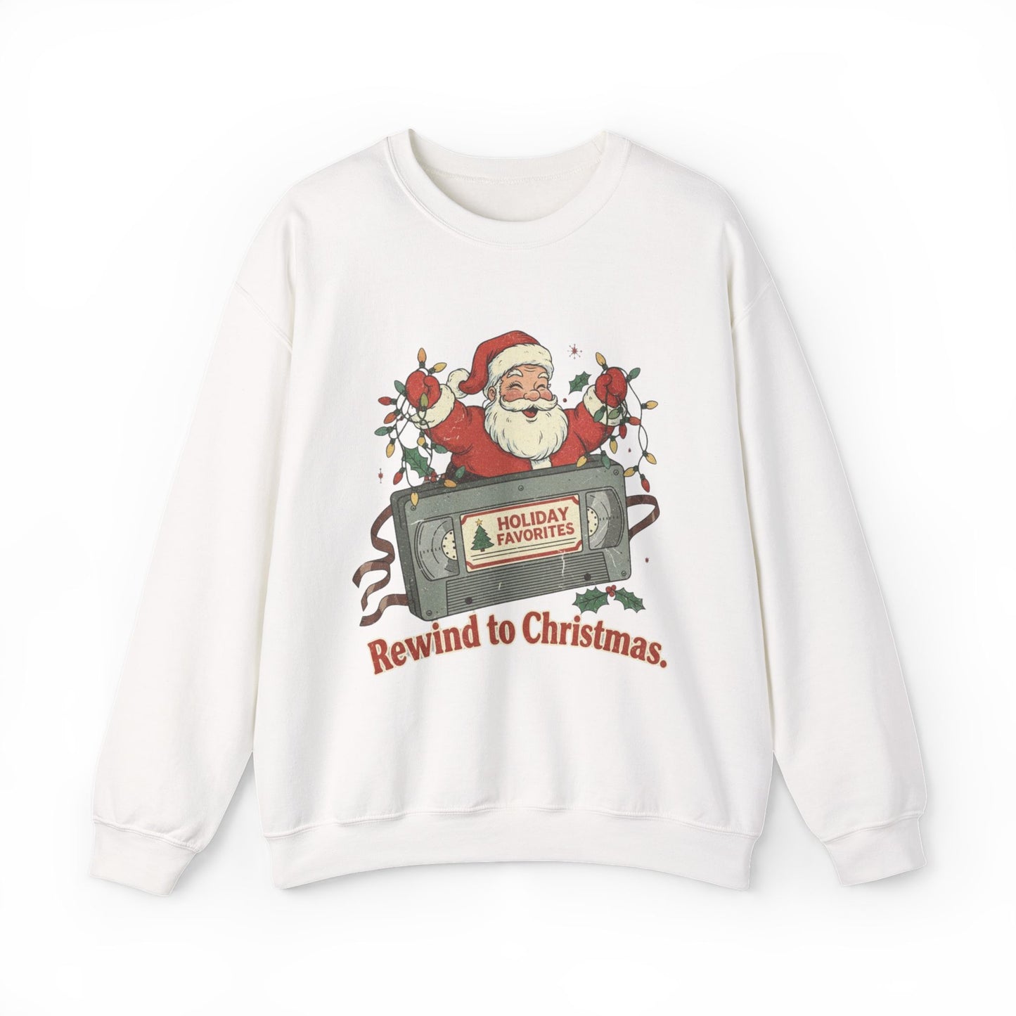 Christmas Rewind Sweatshirt - Unisex Heavy Blend Crewneck
