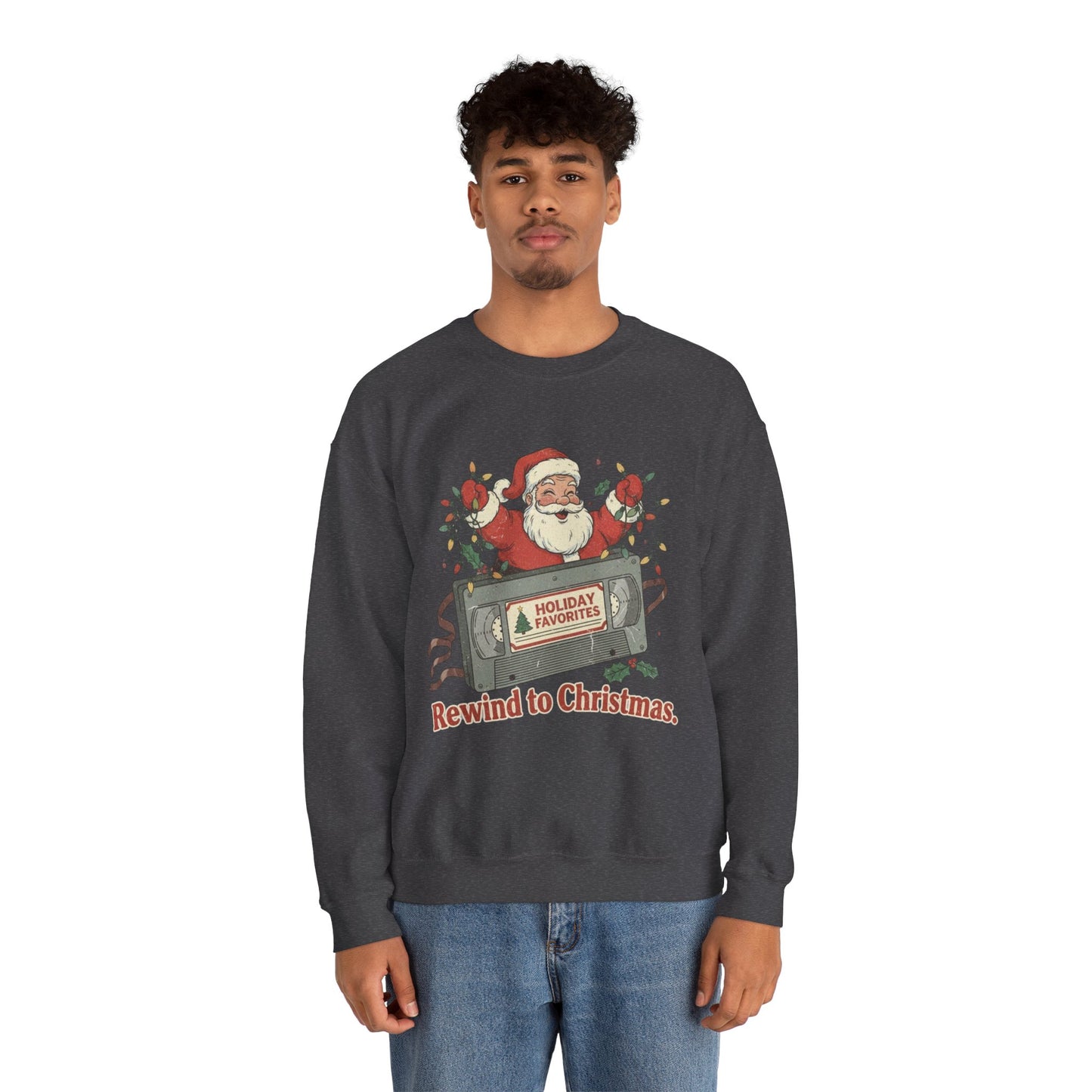 Christmas Rewind Sweatshirt - Unisex Heavy Blend Crewneck