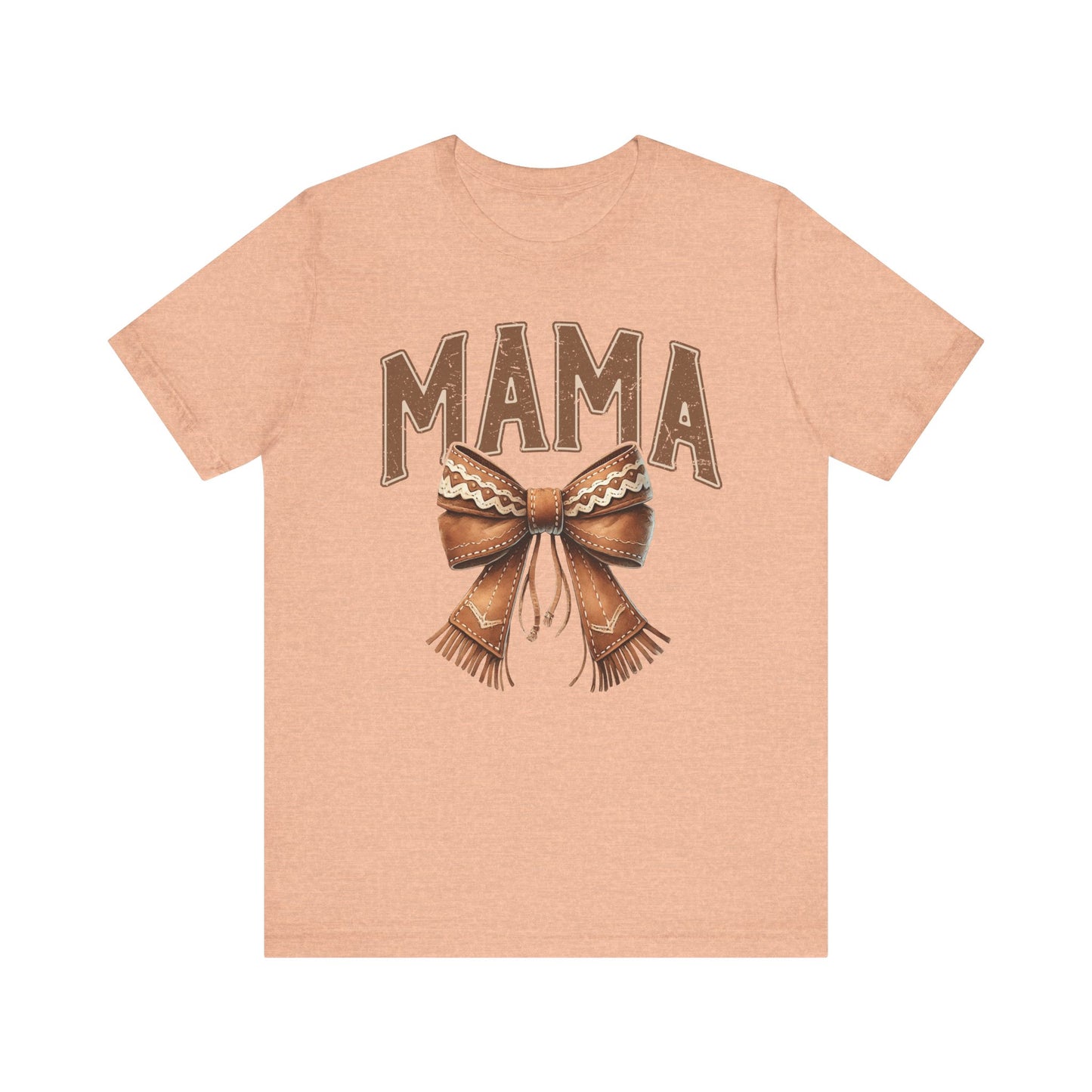 Mama Bow Short Sleeve T-Shirt – Cute & Casual Gift for Moms