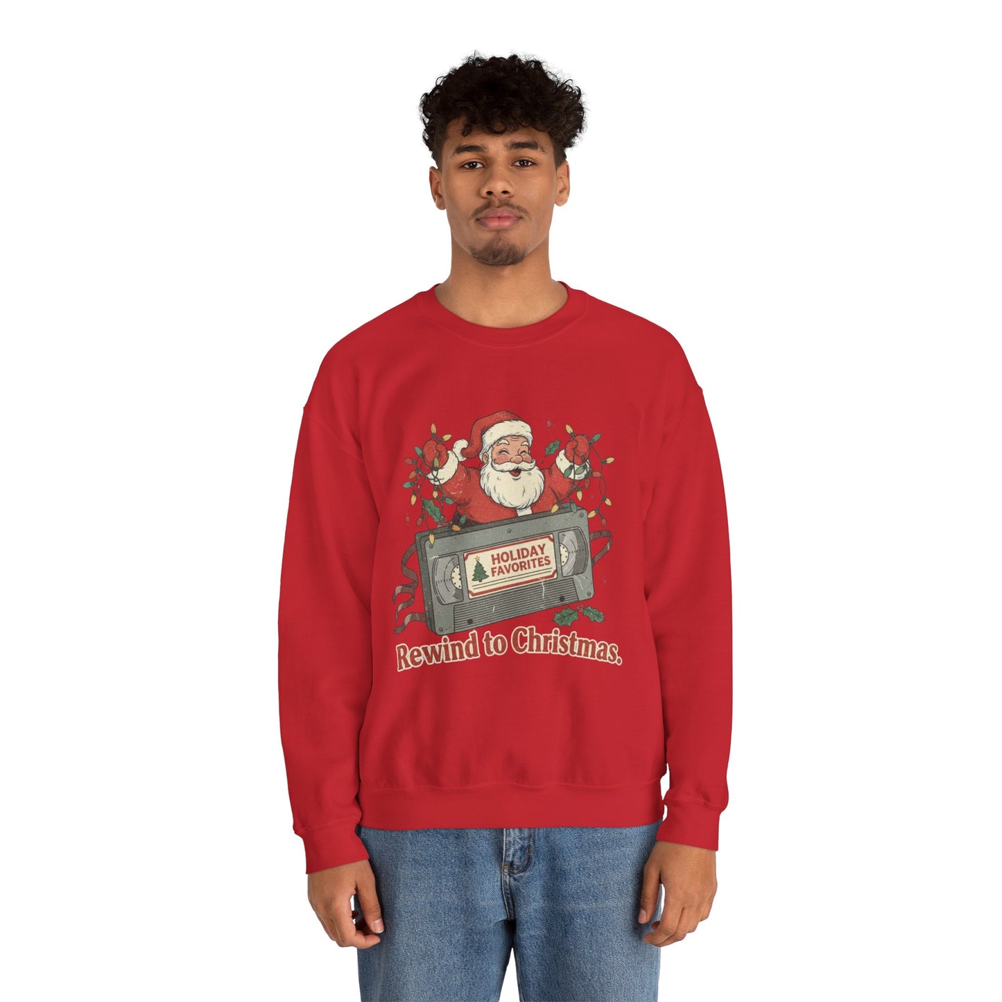 Christmas Rewind Sweatshirt - Unisex Heavy Blend Crewneck