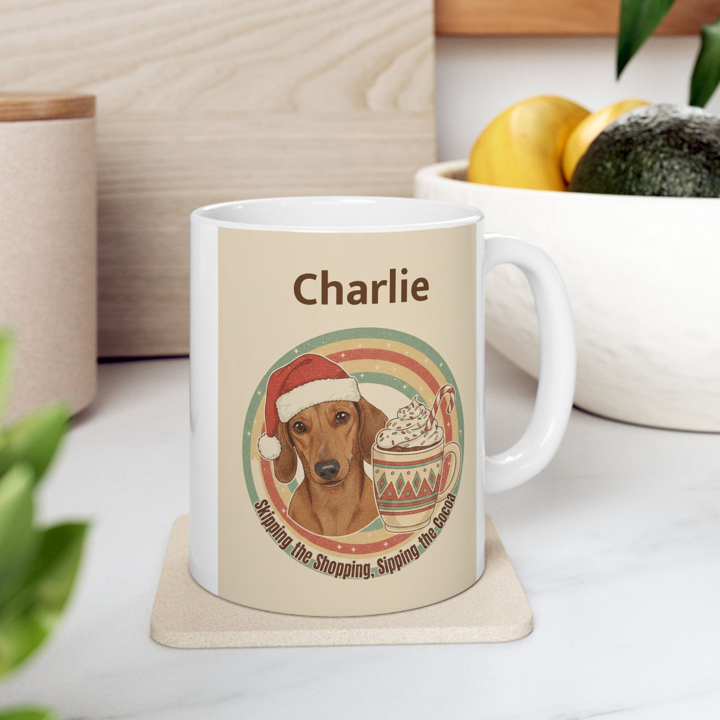Custom Dog Mug (11oz, 15oz) - Personalized Pet Lover Gift
