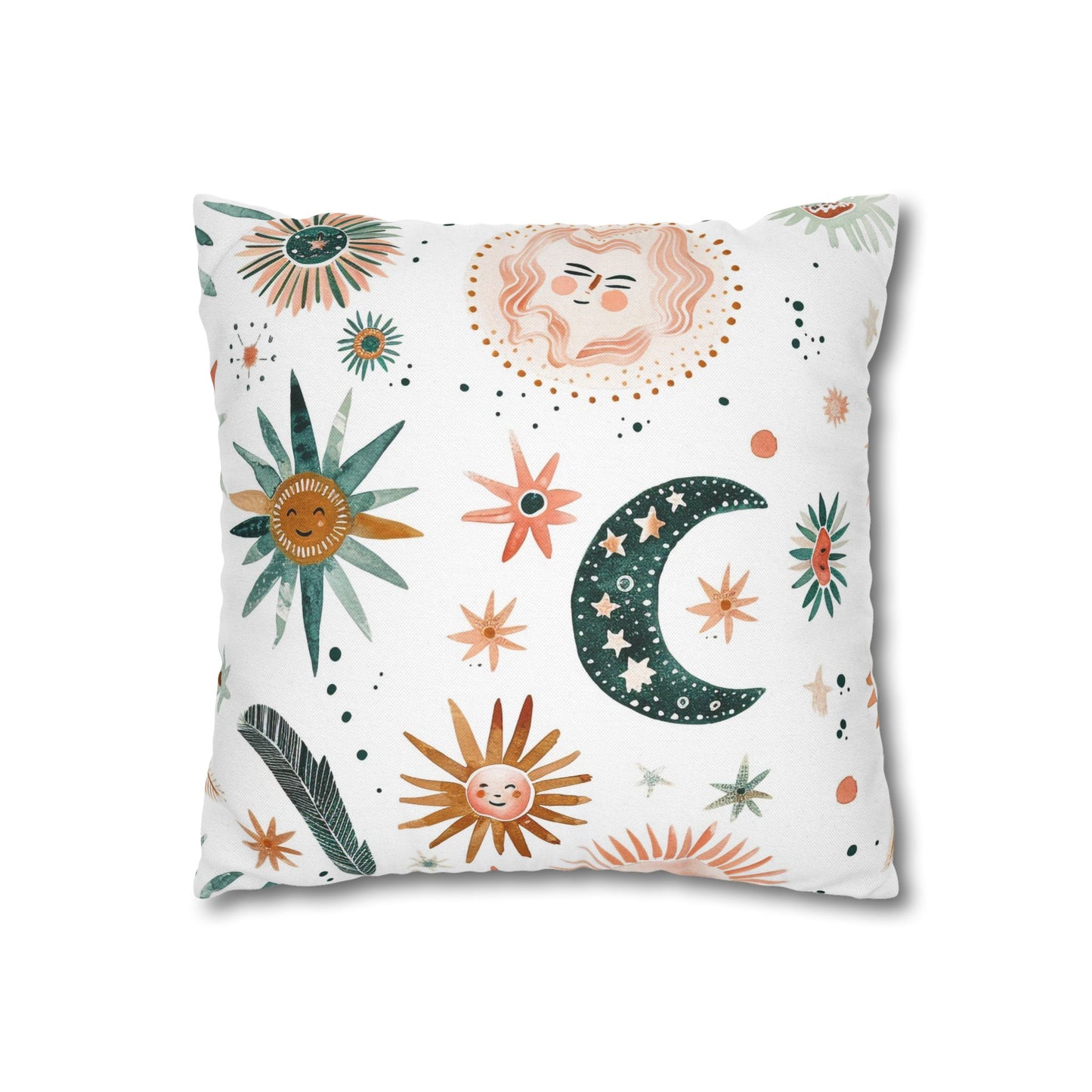 Celestial Garden Pillowcase – Boho Starry Night Cushion Cover