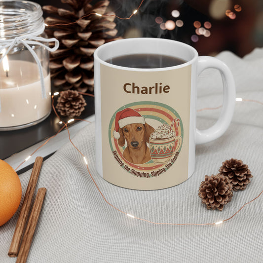 Custom Dog Mug (11oz, 15oz) - Personalized Pet Lover Gift